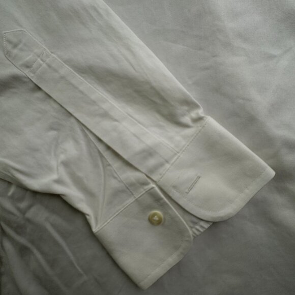 Brooks Brothers Men Non Iron Button Up Long Sleeve 17.5 36 Traditional White - Picture 15 of 16